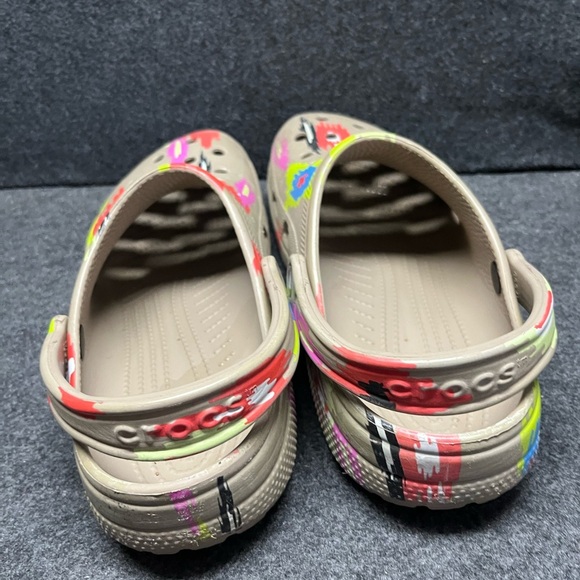 CROCS Ikat Classic Clogs mushroom brown multicolor  M-12 W-10 - Picture 4 of 9